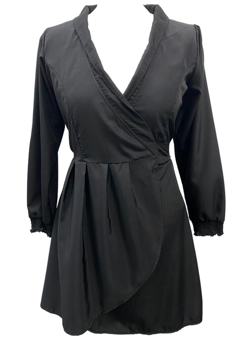 Dress The Rebecca Dress - Midnight Black Crepe dubai outfit dress brunch fashion mums