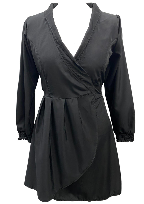 Dress The Rebecca Dress - Midnight Black Crepe dubai outfit dress brunch fashion mums