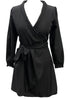 Dress The Rebecca Dress - Midnight Black Crepe dubai outfit dress brunch fashion mums