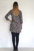 Dress The V Mini Anywhere Dress - Grey & Maroon Animal dubai outfit dress brunch fashion mums