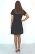 Dress The V Mini Anywhere Dress - Midnight Black dubai outfit dress brunch fashion mums