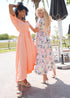Dress The Wrap Dress - Peaches & Cream dubai outfit dress brunch fashion mums