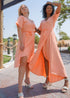 Dress The Wrap Dress - Peaches & Cream dubai outfit dress brunch fashion mums
