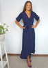 Dress The Wrap Dress - Perfect Navy dubai outfit dress brunch fashion mums