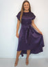 Dresses The Evening Dress - Evening Cadbury Satin dubai outfit dress brunch fashion mums