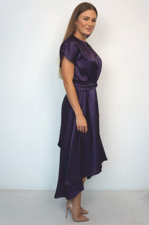 Dresses The Evening Dress - Evening Cadbury Satin dubai outfit dress brunch fashion mums