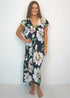 Dresses One size The Kate Maxi Dress - Navy Floral dubai outfit dress brunch fashion mums