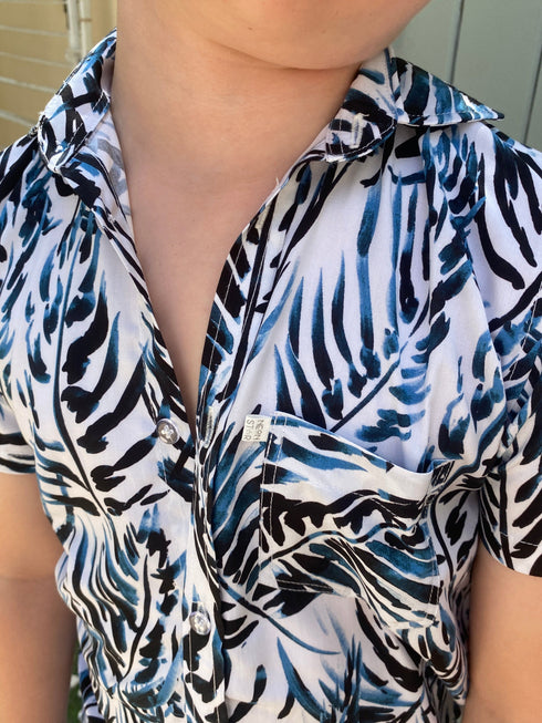 Men’s Casual Shirt - Indigo Palms dubai outfit dress brunch fashion mums