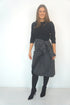 Skirt The Ruffle Wrap Skirt - Black Polka dubai outfit dress brunch fashion mums
