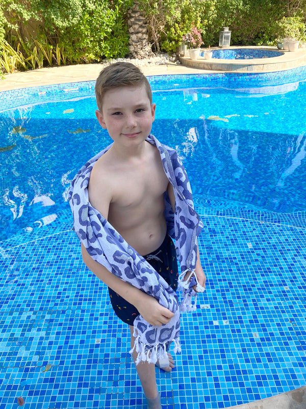 Summer Towels - Ocean Leopard dubai outfit dress brunch fashion mums