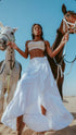 The Beach Skirt - White dubai outfit dress brunch fashion mums