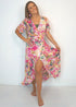 The Beach Wrap Dress - Magenta Palms dubai outfit dress brunch fashion mums