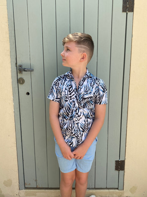 The Boy's Casual Shirt - Indigo Palms dubai outfit dress brunch fashion mums