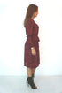 The Classic Dress - Maroon Animal dubai outfit dress brunch fashion mums