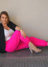 The Easy Trousers - Hot Pink dubai outfit dress brunch fashion mums