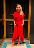 The Evening Dress - Christmas Mac Red dubai outfit dress brunch fashion mums