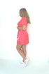 The Flirty Wrap Dress - Coral Blush Silk dubai outfit dress brunch fashion mums
