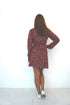 The Flirty Wrap Dress - Deep Raspberry, Ice Pink Animal dubai outfit dress brunch fashion mums