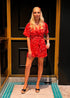 The Flirty Wrap Dress - Mac Red Snowflakes dubai outfit dress brunch fashion mums