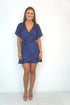 The Flirty Wrap Dress - Navy Sorbet dubai outfit dress brunch fashion mums