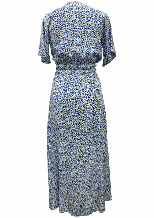 The Helen Dress - Cobalt Bouquet dubai outfit dress brunch fashion mums