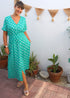 The Helen Dress - Emerald Polka dubai outfit dress brunch fashion mums