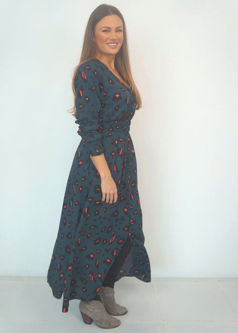 The Helen Dress - Forest Leopard dubai outfit dress brunch fashion mums