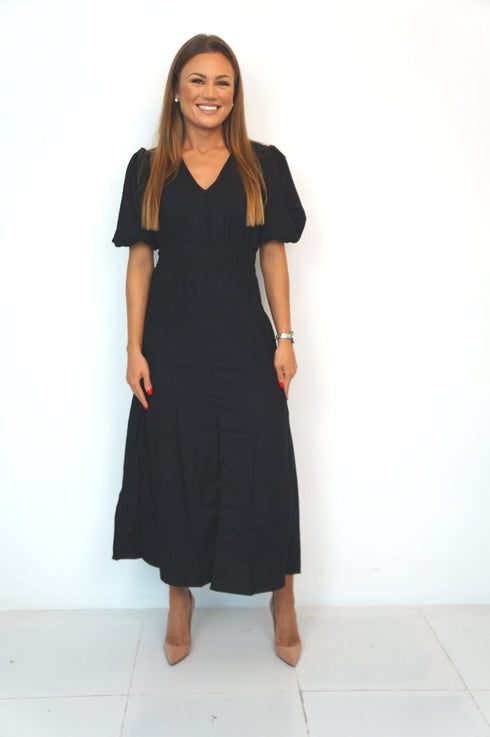 The Helen Dress - Midnight Black dubai outfit dress brunch fashion mums