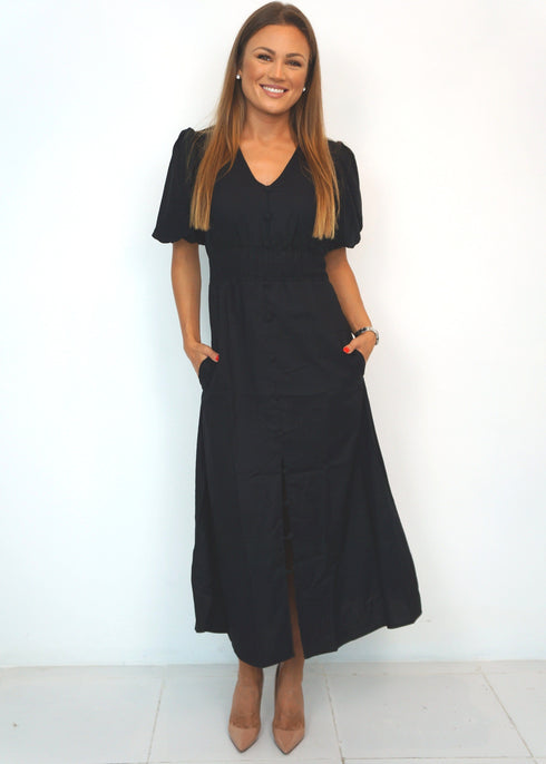 The Helen Dress - Midnight Black dubai outfit dress brunch fashion mums