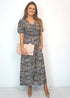 The Helen Dress - Mosaic Sky... dubai outfit dress brunch fashion mums