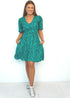 The Helen Dress Short- Jade Jungle dubai outfit dress brunch fashion mums
