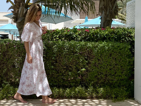 The Helen Dress - White Garden dubai outfit dress brunch fashion mums