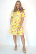 The Jo Dress - Summer Yellow Floral dubai outfit dress brunch fashion mums