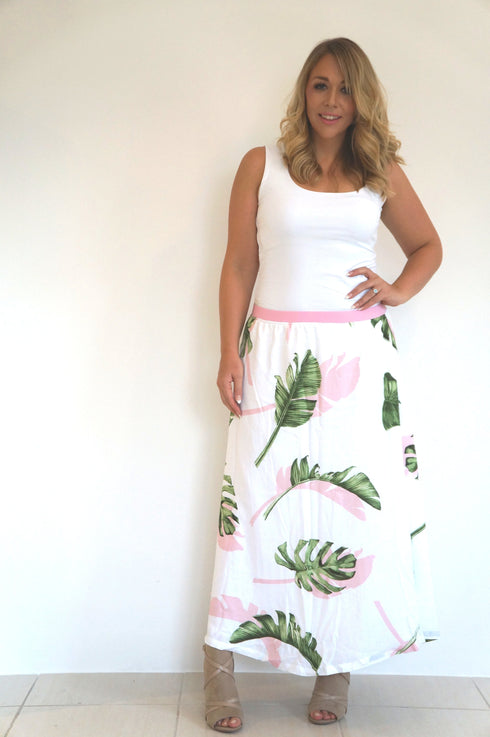The Joss Maxi Skirt - Palm Breeze dubai outfit dress brunch fashion mums