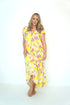 The Kate Maxi Dress - Summer Yellow Floral dubai outfit dress brunch fashion mums