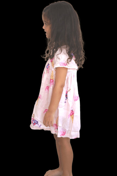 The Little 'O' Dress - Pink Ice Cream Sundae dubai outfit dress brunch fashion mums