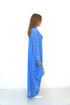 The Palm Kimono - Blue with Gold Foil Spots dubai outfit dress brunch fashion mums