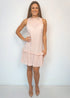 The Party Tunic - Nude Pink Pleats dubai outfit dress brunch fashion mums