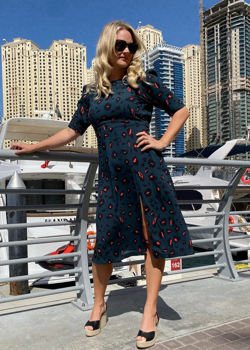 The Pixie Dress - Forests Leopard dubai outfit dress brunch fashion mums