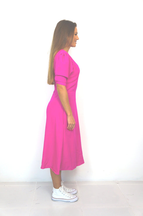The Pixie Dress - Hot Pink dubai outfit dress brunch fashion mums