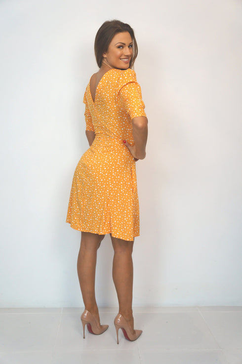 The Pixie Dress - Mustard Style... dubai outfit dress brunch fashion mums