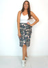 The Ruffle Wrap Skirt - Army Blush dubai outfit dress brunch fashion mums