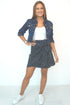 The Ruffle Wrap Skirt - Grey Hot Turquoise Animal dubai outfit dress brunch fashion mums
