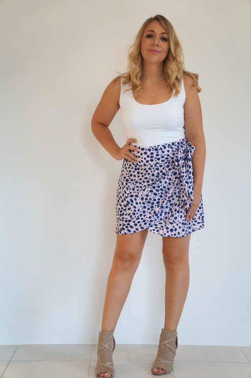 The Ruffle Wrap Skirt - Hamptons Weekend dubai outfit dress brunch fashion mums