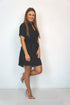 The Shirt Dress - Midnight Black dubai outfit dress brunch fashion mums