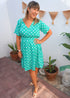 The Short Helen Dress - Emerald Polka dubai outfit dress brunch fashion mums
