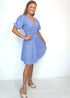 The Short Helen Dress - Liberty Blue dubai outfit dress brunch fashion mums