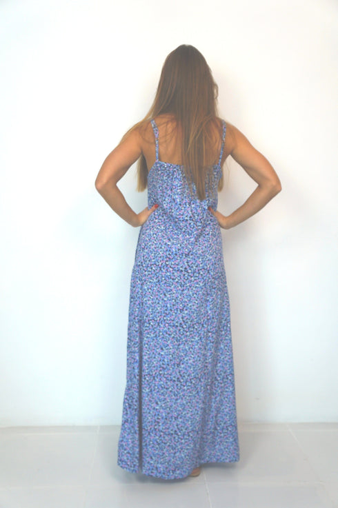 The Spaghetti Maxi Dress - Ditsy Lilacs... dubai outfit dress brunch fashion mums