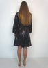 The Sparkle Wrap Dress - Black Sparkle dubai outfit dress brunch fashion mums