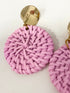 The Summer Earrings - Bright Pink dubai outfit dress brunch fashion mums